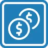 <strong>Upfront pricing</strong> with no<br />hidden costs icon