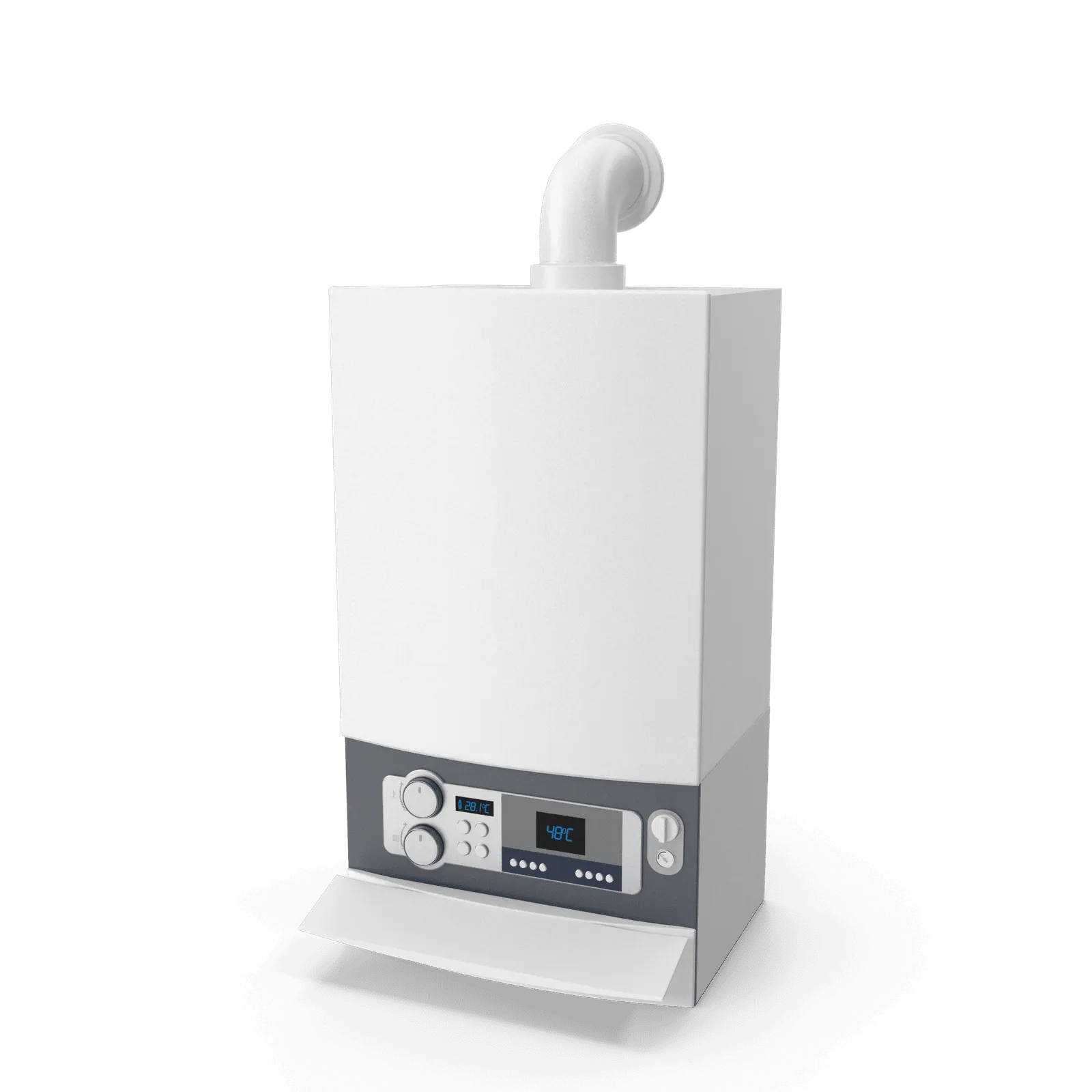 High-efficiency boiler unit