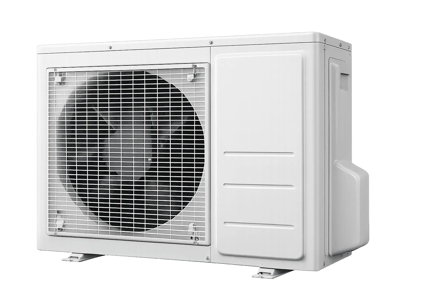 Heat pump outdoor unit for efficient heating and cooling in New Jersey.