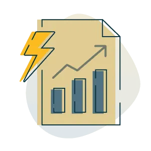 Modern HVAC and water filtration system illustration with growth chart.