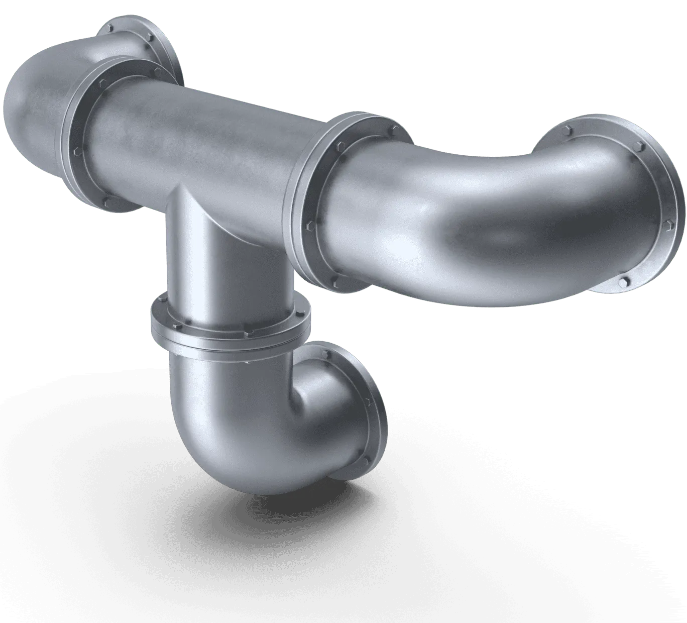 Commercial plumbing component serviced by Perfect Air and Water.