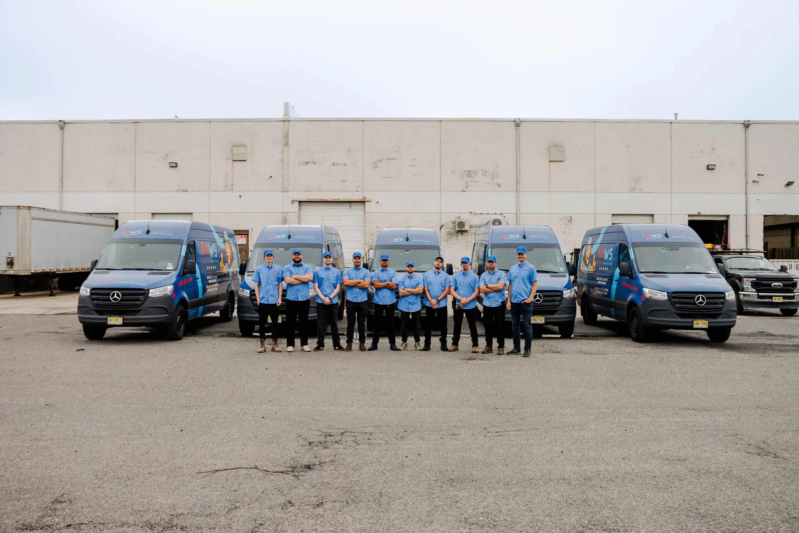 Perfect Air & Water team vehicles