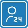 24hrs Personnel available Icon