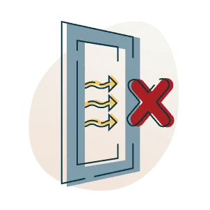 Unclogged air vent with blocked airflow avoiding circulation issues and indoor air quality.