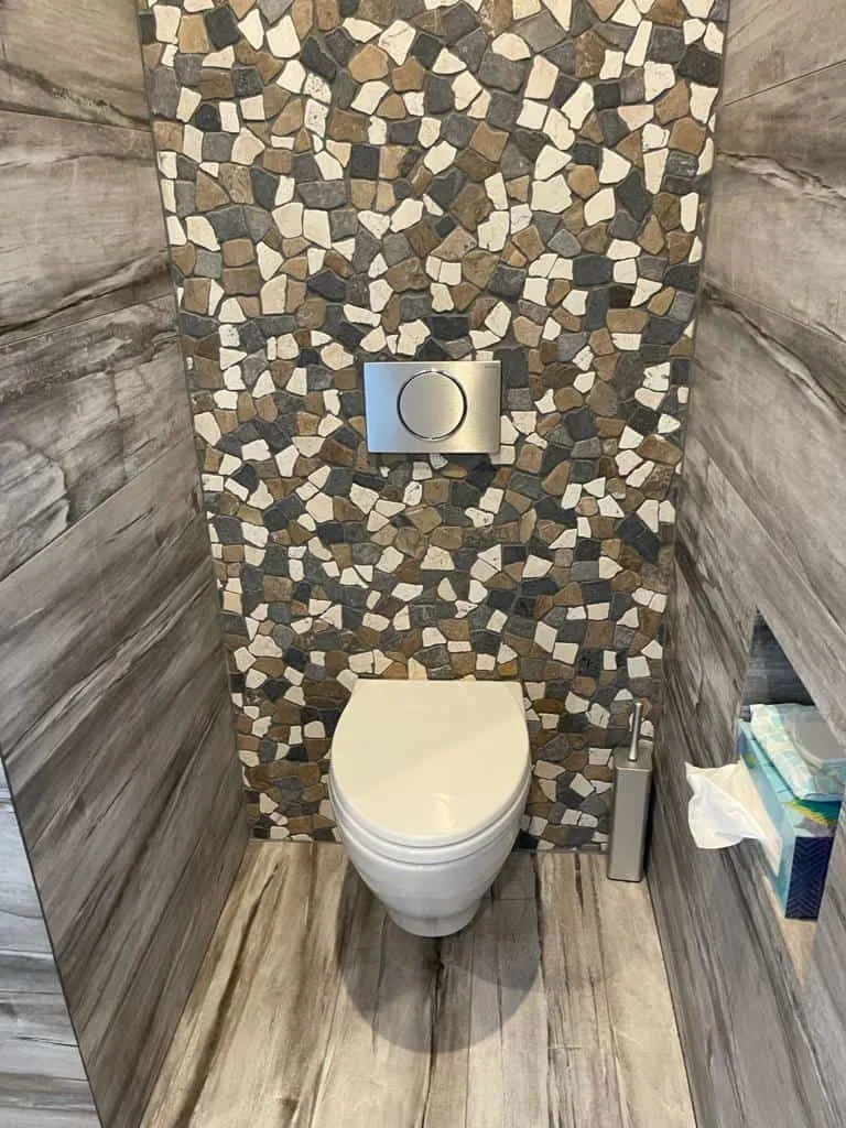 Toilet installation in a New Jersey home
