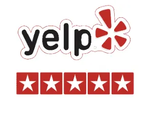 Yelp review badge