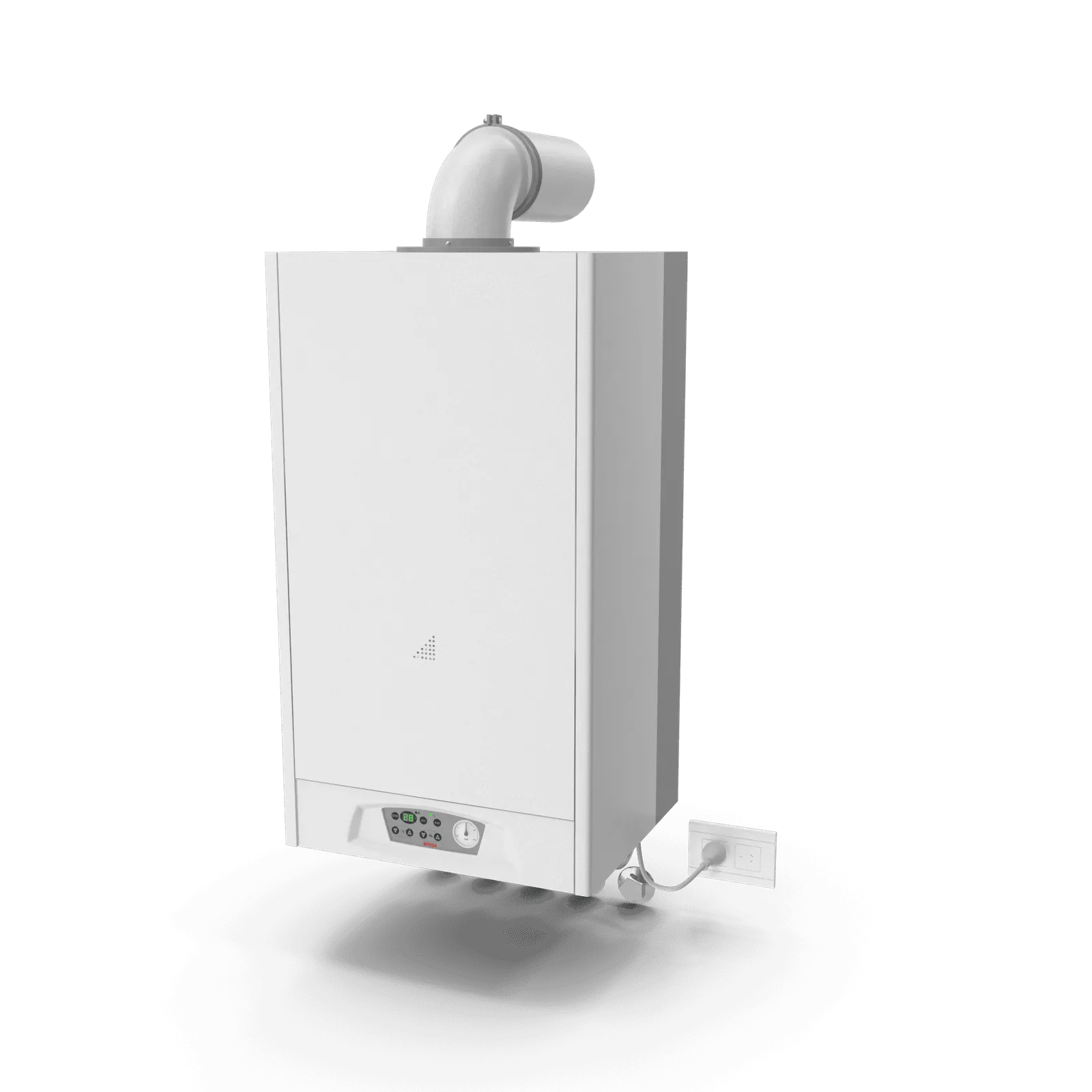 Condensing boiler unit.