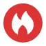 Warning sign icon