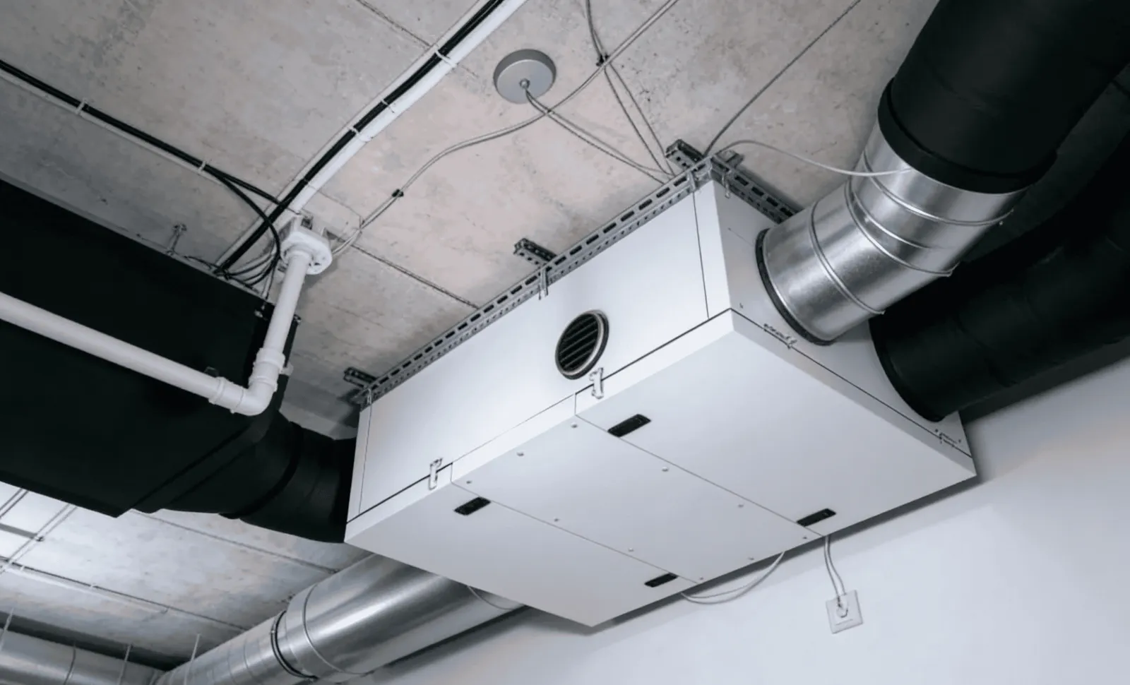 Whole-home ventilation unit.
